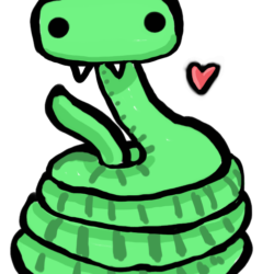 Cute Snake Drawing Artistic Sketching