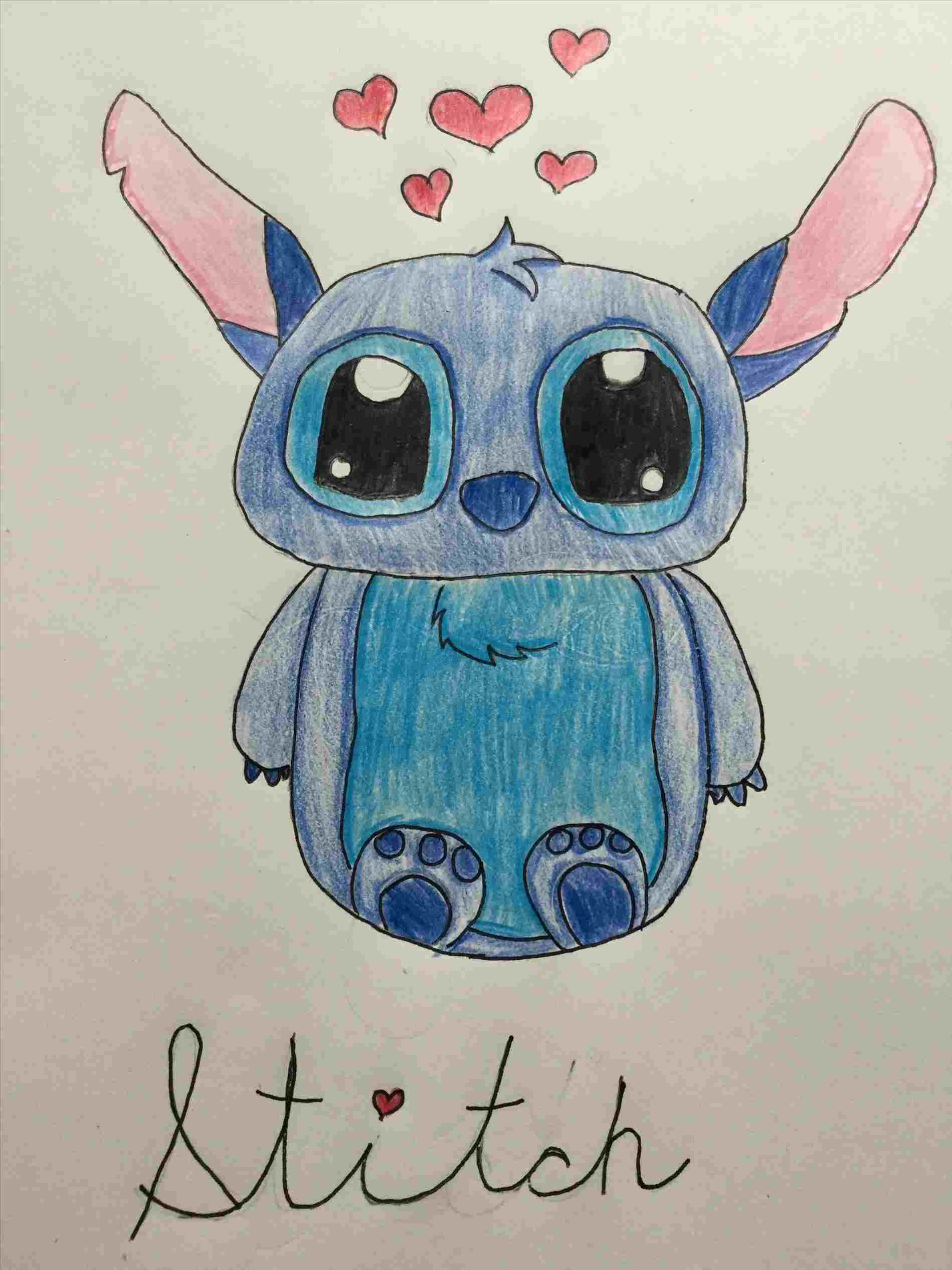 Cute Stitch Drawing
