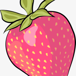 Cute Strawberry Drawing Modern Sketch