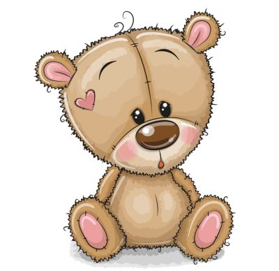 Cute Teddy Bear, Adorable Plush Toy, Soft Cuddly Friend, Huggable Stuffed Animal, Charming Gift Idea Drawing