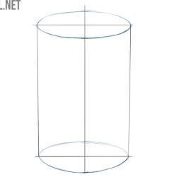 Cylinder Drawing Artistic Sketching