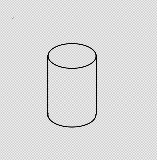 Cylinder Drawing Intricate Artwork