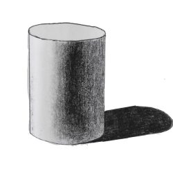 Cylinder Drawing Sketch