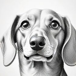 Dachshund Drawing Sketch Picture