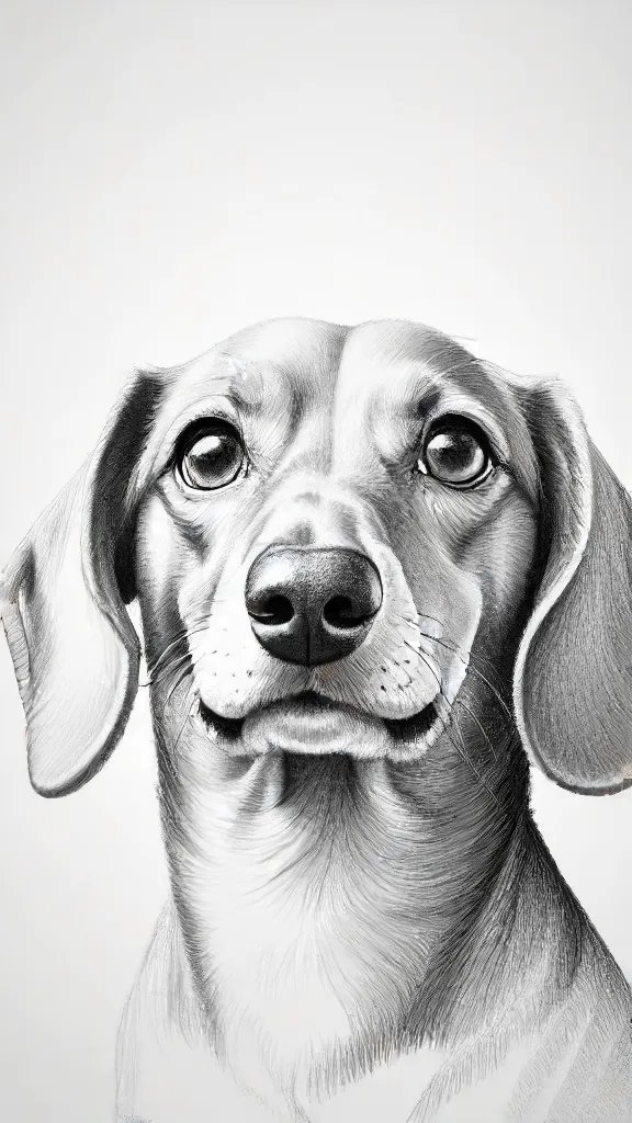 Dachshund Drawing Sketch Picture
