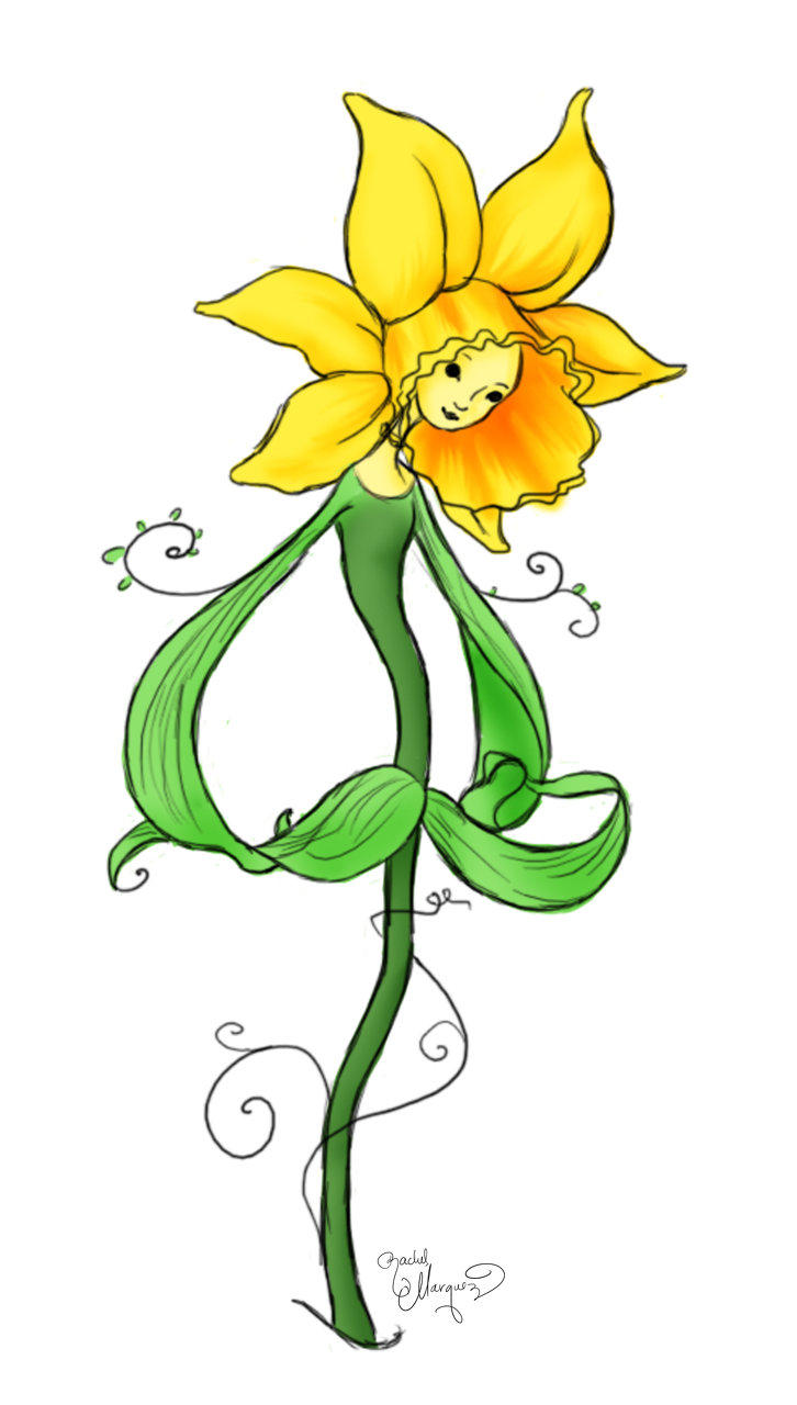 Daffodils Drawing Stunning Sketch