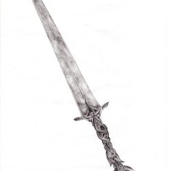 Dagger Drawing