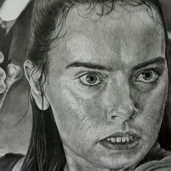 Daisy Ridley Drawing Art