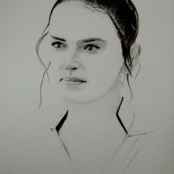 Daisy Ridley Drawing Photo