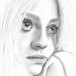 Dakota Fanning Drawing Amazing Sketch