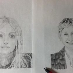 Dakota Fanning Drawing Fine Art