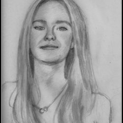 Dakota Fanning Drawing Picture