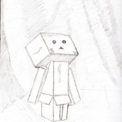 Danbo Drawing Detailed Sketch