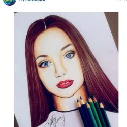 Dancer Maddie Ziegler Drawing