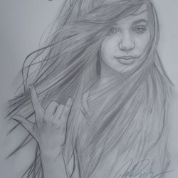 Dancer Maddie Ziegler Drawing Hand drawn Sketch