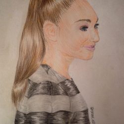 Dancer Maddie Ziegler Drawing Picture