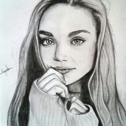 Dancer Maddie Ziegler Drawing Stunning Sketch