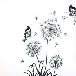 Dandelion Drawing Hand drawn Sketch