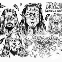 Danzig Drawing Hand drawn