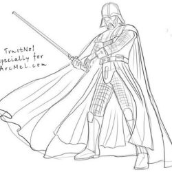 Darth Vader Drawing Artistic Sketching