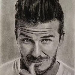 David Beckham Drawing Picture