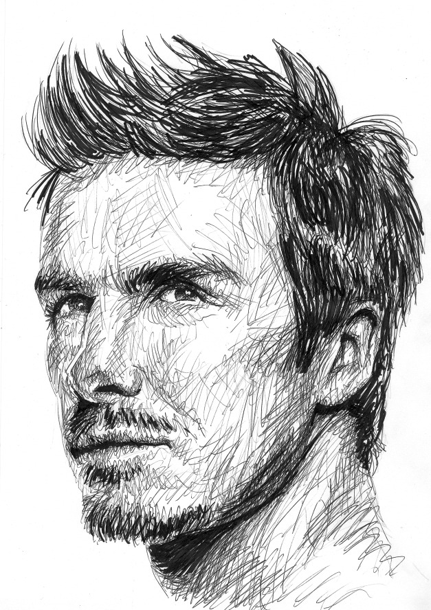 David Beckham Drawing