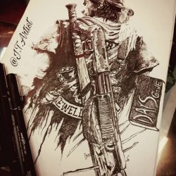 Days Gone Drawing Detailed Sketch