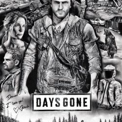 Days Gone Drawing Modern Sketch