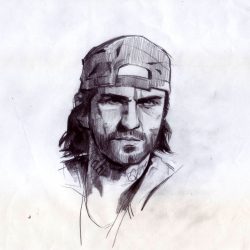 Days Gone Drawing Stunning Sketch