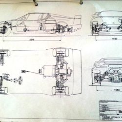 De Tomaso Pantera Drawing Amazing Sketch