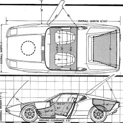 De Tomaso Pantera Drawing Hand drawn Sketch