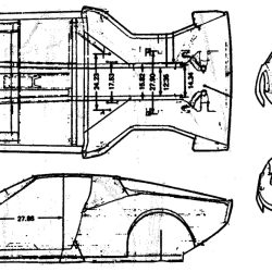 De Tomaso Pantera Drawing Realistic Sketch