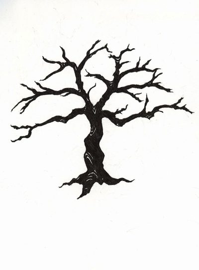 Dead Tree, Environmental Symbol, Ecological Importance, Nature’s Beauty, Habitat Loss Drawing