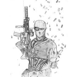 Deadshot Drawing Beautiful Artwork