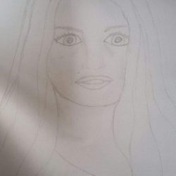 Debby Ryan Drawing Artistic Sketching