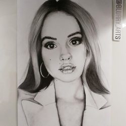 Debby Ryan Drawing Intricate Artwork