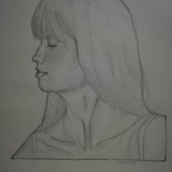 Debby Ryan Drawing Realistic Sketch