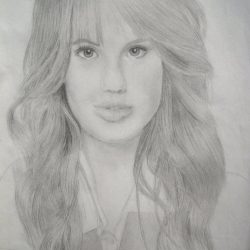 Debby Ryan Drawing Sketch