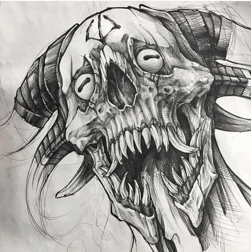 Demon Drawing Amazing Sketch