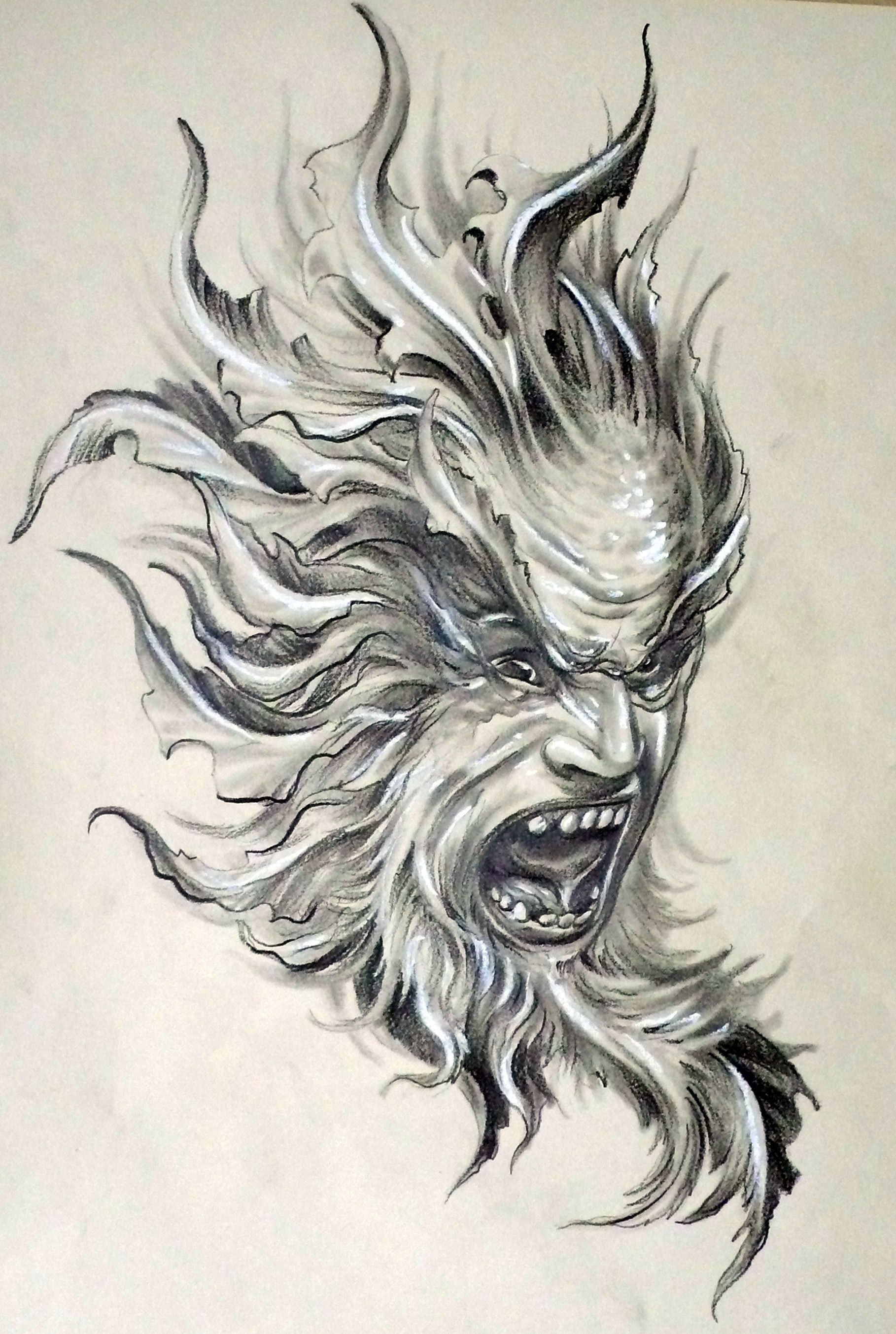 Demon Drawing Photo