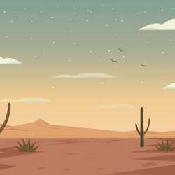 Desert Drawing Art