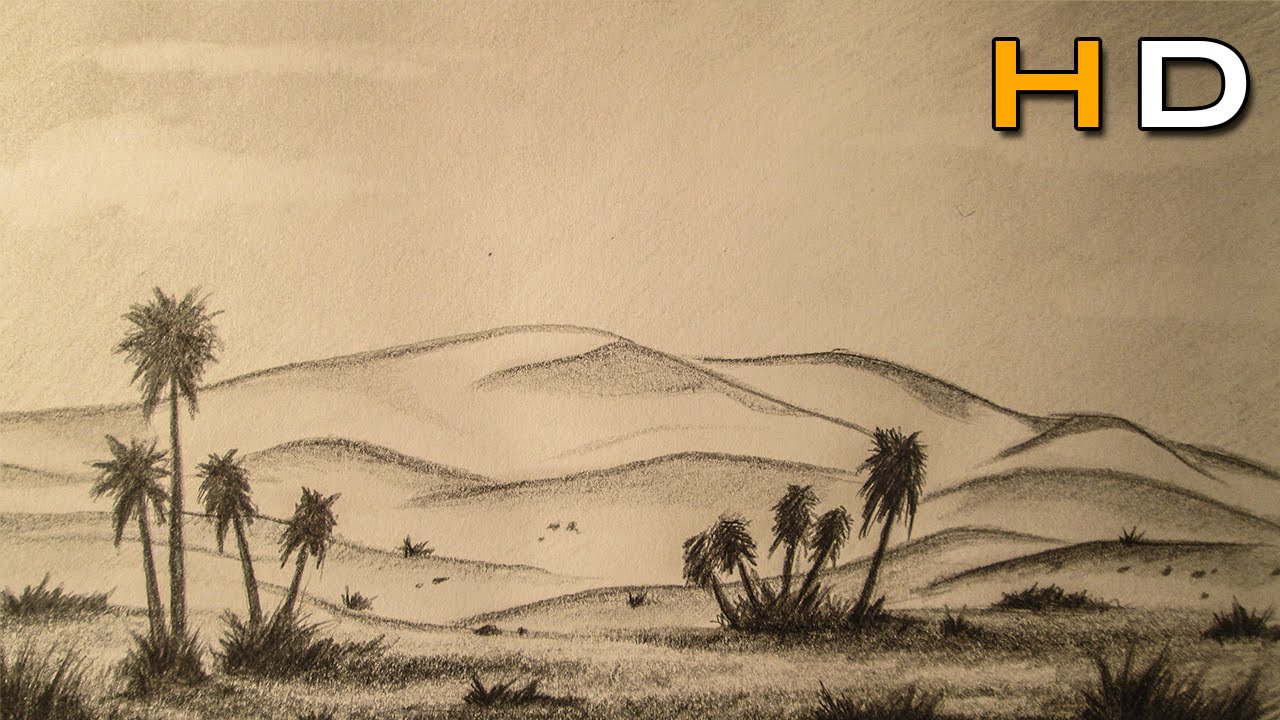 Desert Drawing Creative Style