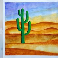 Desert Drawing Professional Artwork