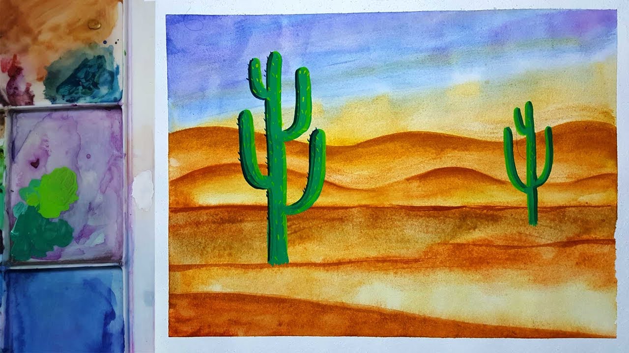 Desert Drawing Professional Artwork