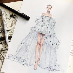 Design Fashion Drawing Hand drawn