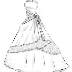 Designing Dress Drawing Amazing Sketch