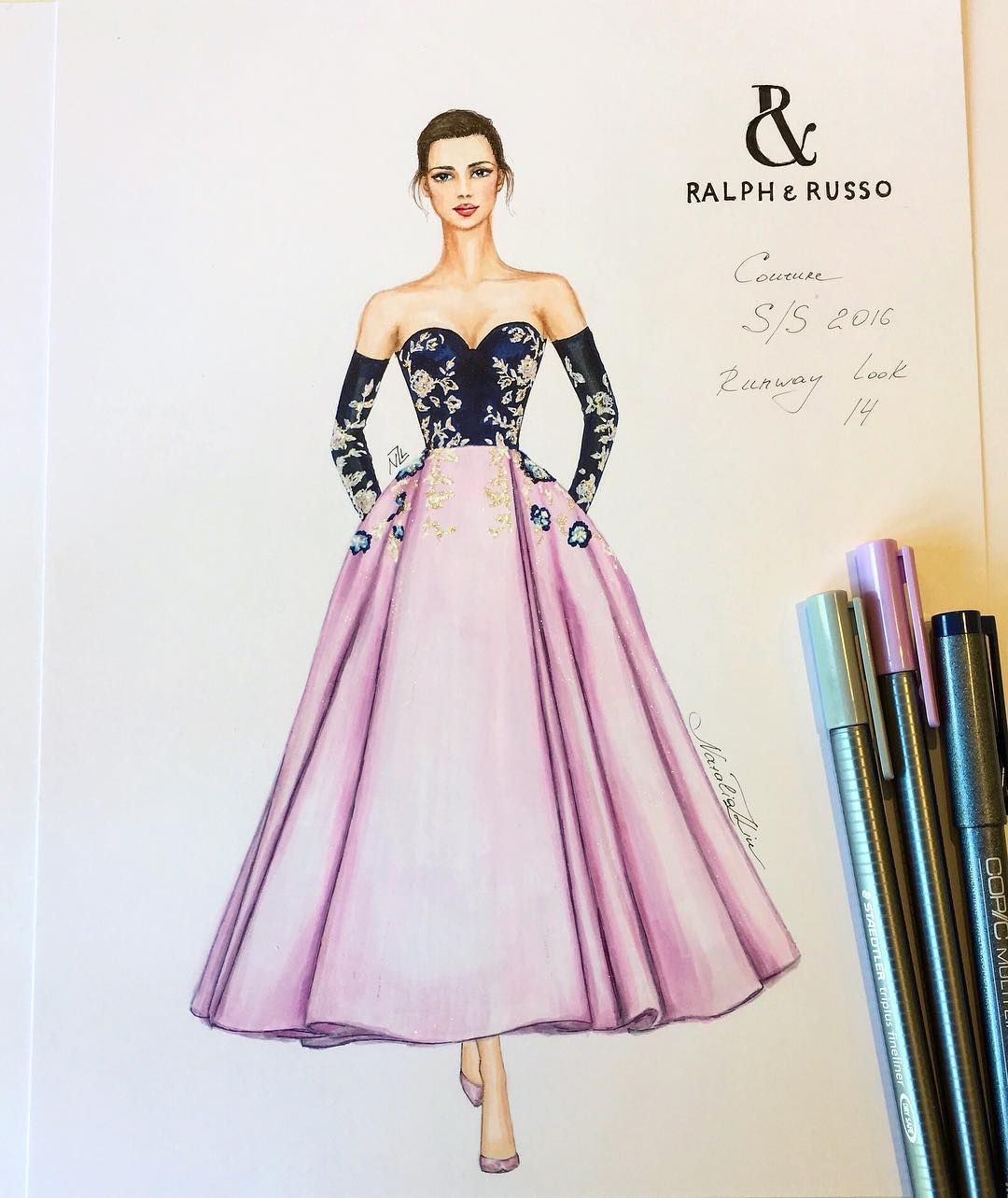 Designing Dress Drawing
