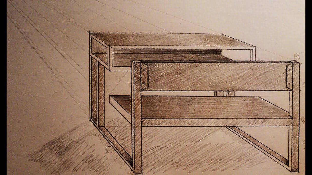 Desk Drawing Amazing Sketch