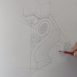 Detailing Drawing Modern Sketch