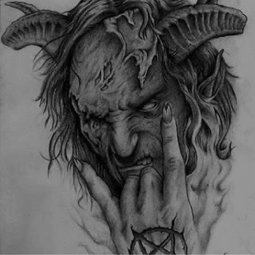 Devil Drawing Stunning Sketch